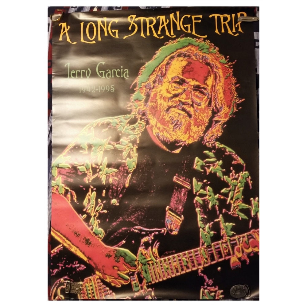 VINTAGE 1996 JERRY GARCIA/ GRATEFUL DEAD POSTER